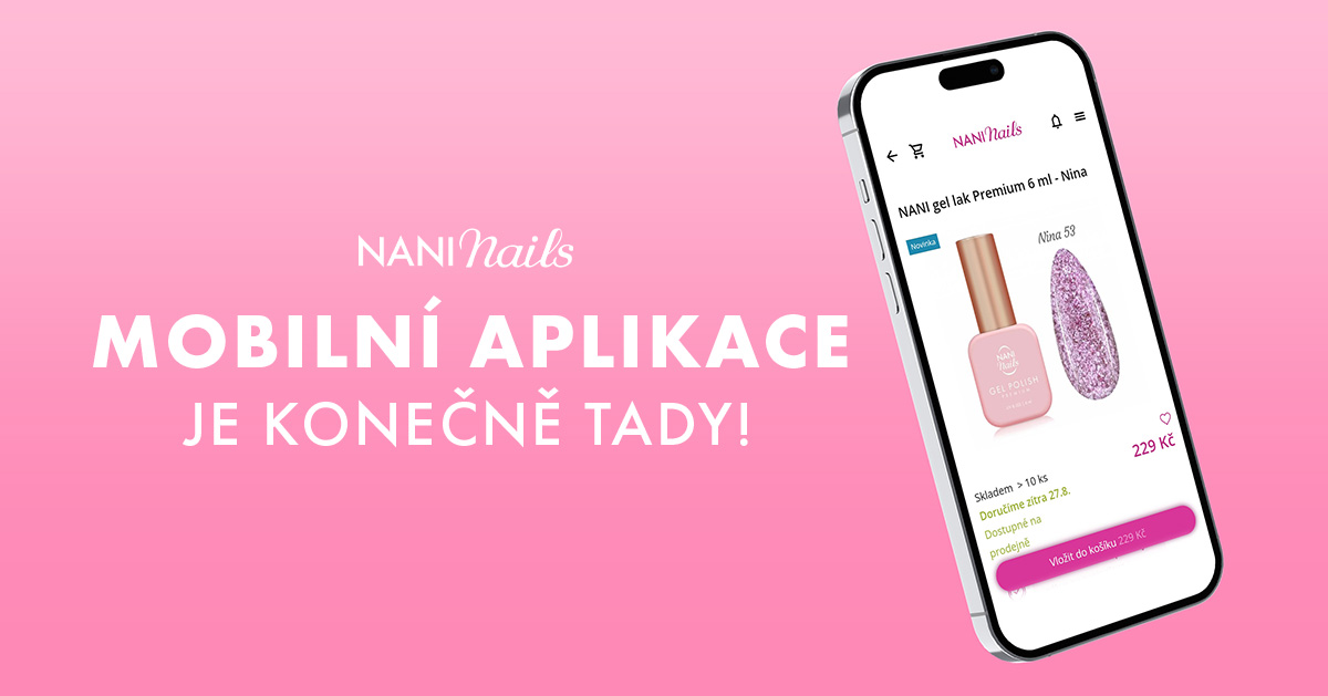 NaniNails mobilní aplikace